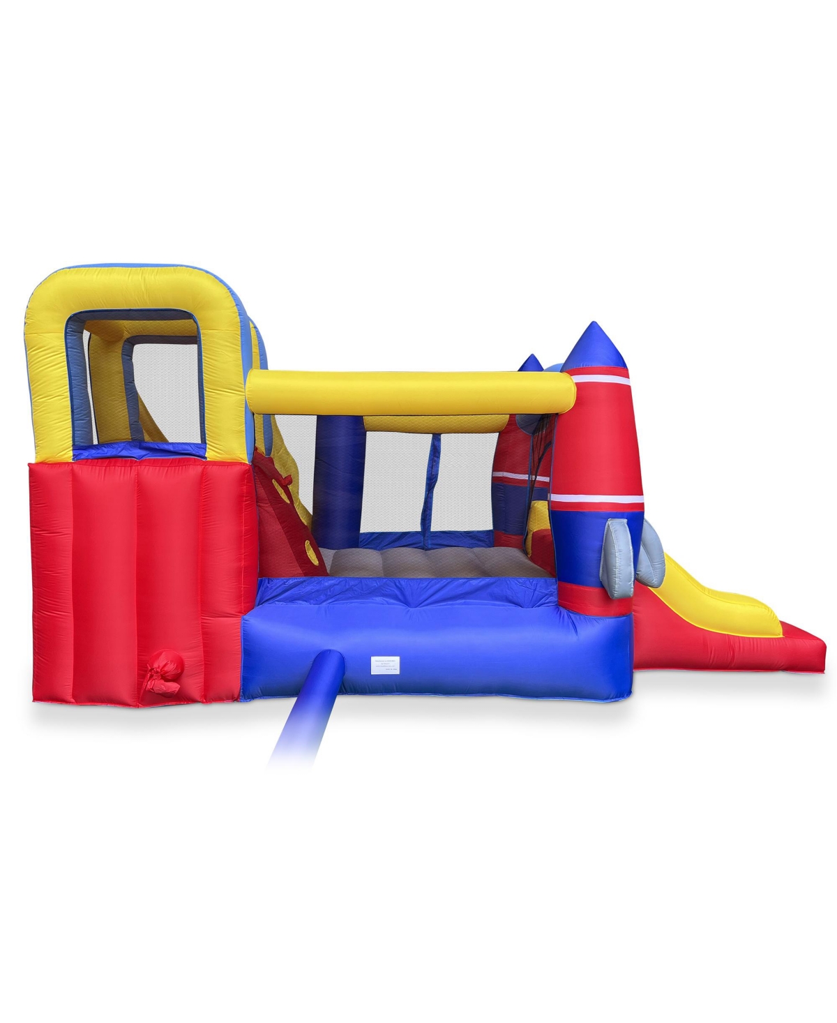 Cloud 9 Rocket Bounce House with Blower & Two Slides - Inflatable Bouncer for Kids