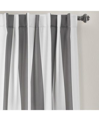 Wilbur Stripe Light Filtering Window Curtain Panels