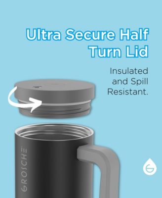 40oz Insulated Tumbler with Straw and Handle