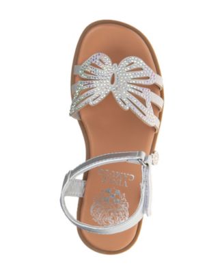 Big Girl's Fashion Sandal with Butterfly Rhinestone Upper Polyurethane Sandals