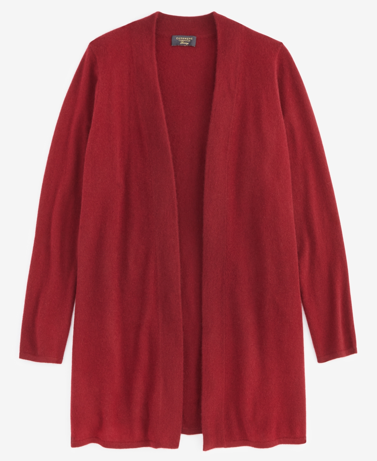 Charter Club Plus Size 100% Cashmere Duster Cardigan, Created For Macy's In Crantini