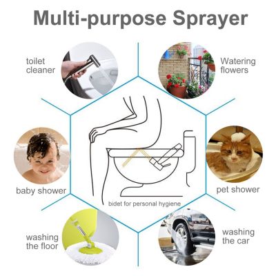 Bidet Sprayer For Toilet, Handheld Cloth Diaper Sprayer