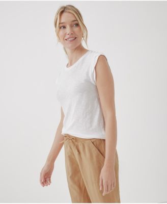 Women's Organic Cotton Featherweight Slub Muscle Tee