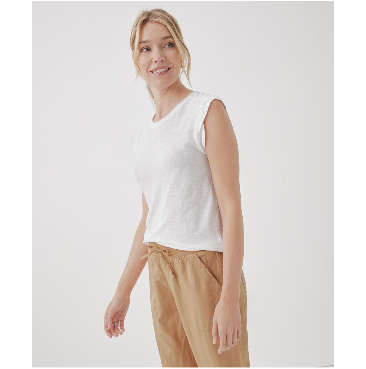 Pact Women's Featherweight Slub Muscle Tee