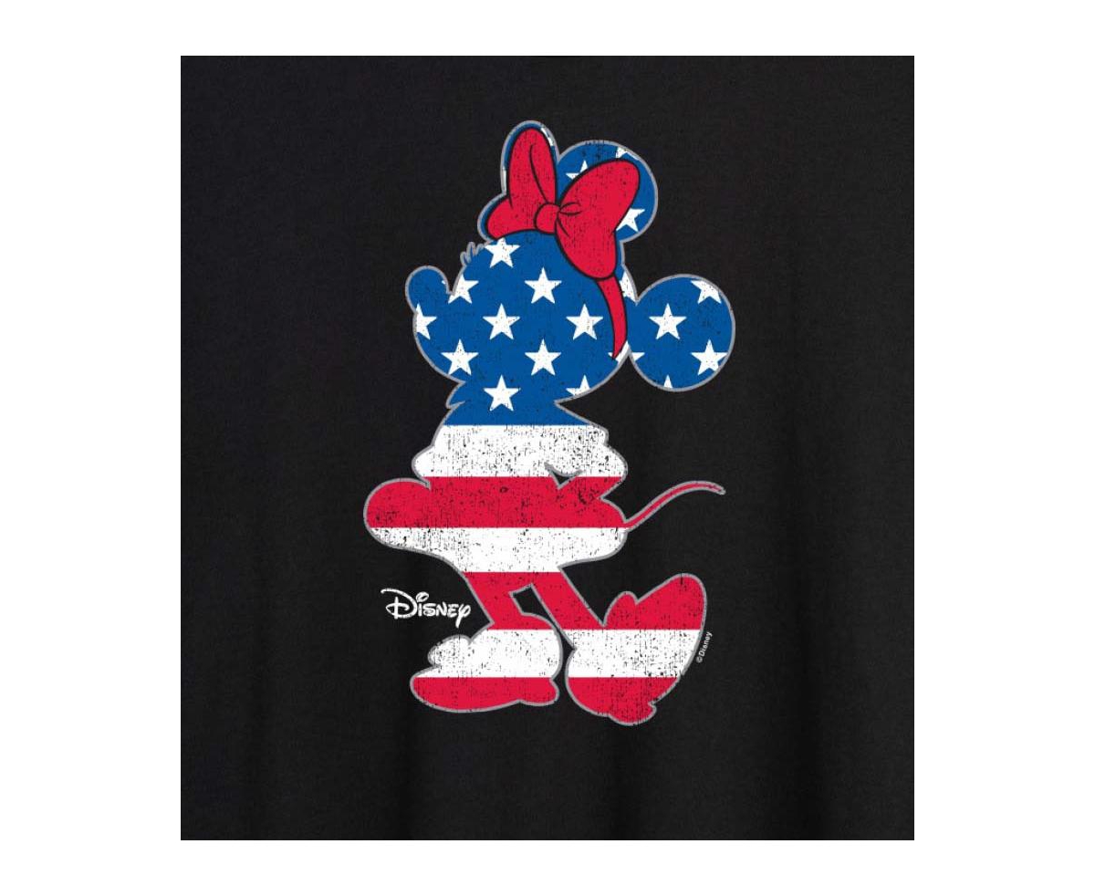 HYBRID APPAREL TRENDY JUNIORS MINNIE MOUSE GRAPHIC OVERSIZED TEE 