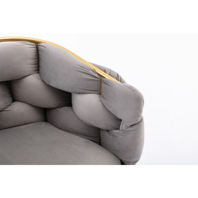 Modern Luxury Velvet Single Sofa Chair Set