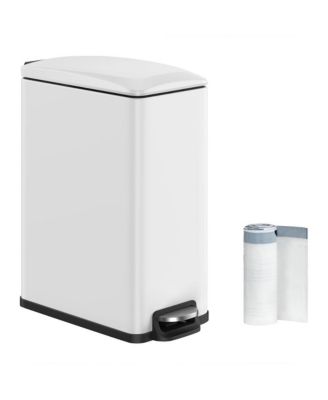 12.7 Gallon Garbage Can For Narrow Spaces With Soft-close Lid