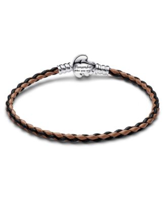 The Lion King Clasp Braided Leather Bracelet