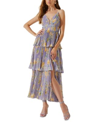 ASTR the Label - Women's Zaida Pleated Maxi Dress