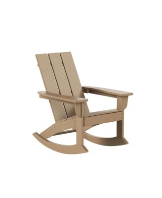 Modern Adirondack Outdoor Rocking Chair