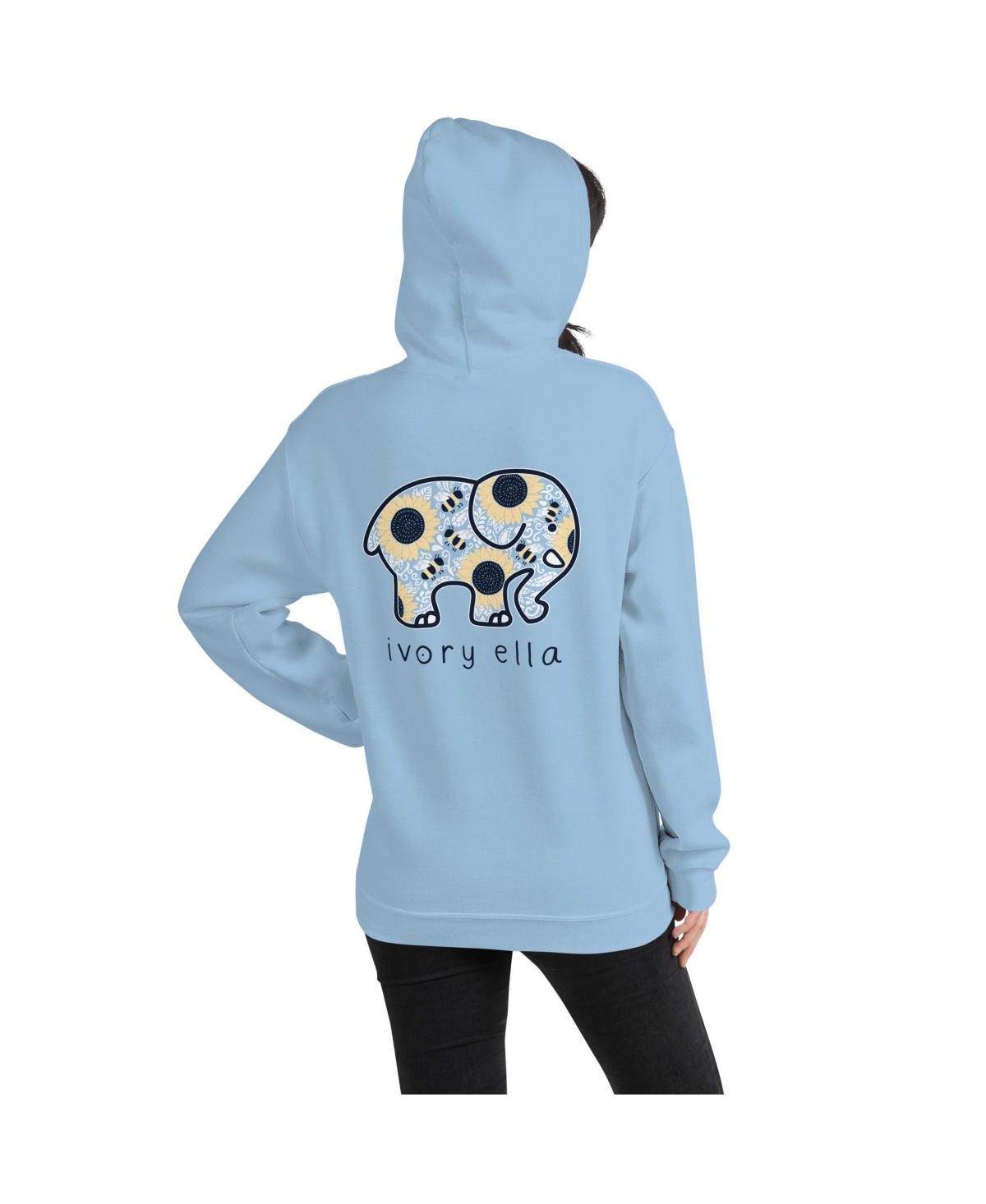 Ivory Ella Juniors' Sunflower Bees Unisex Hoodie