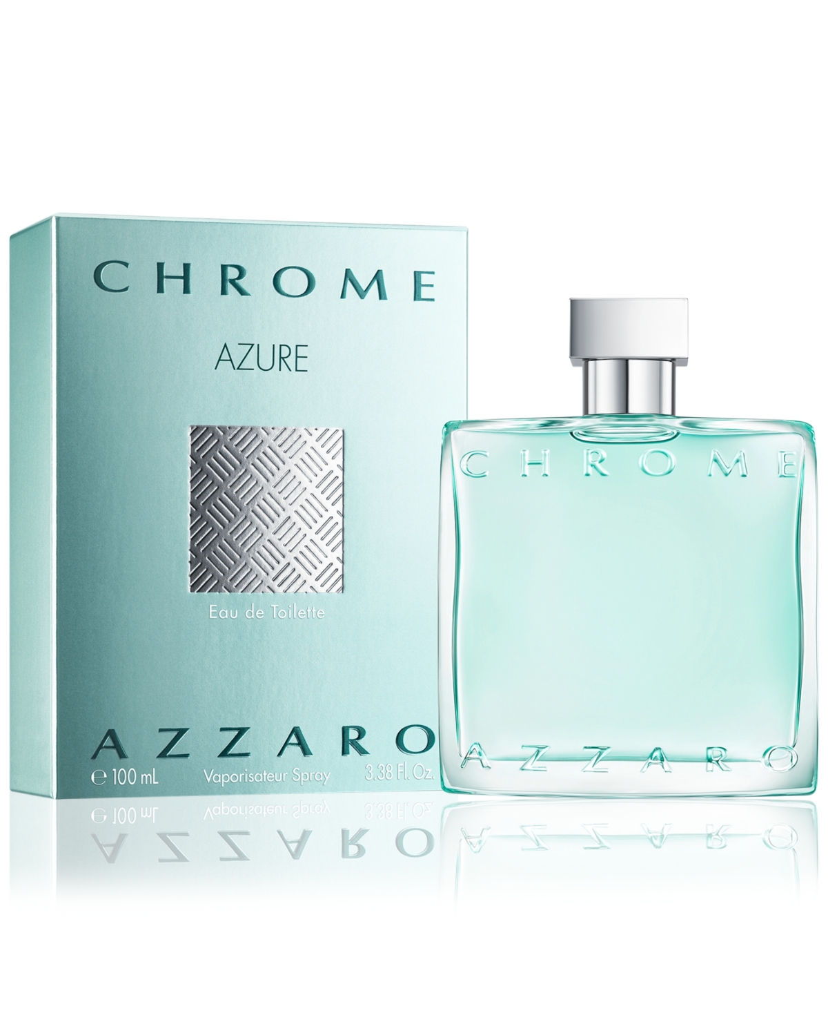 Azzaro Men's Chrome Azure Eau De Toilette Spray, 3.38 Oz. In No Color