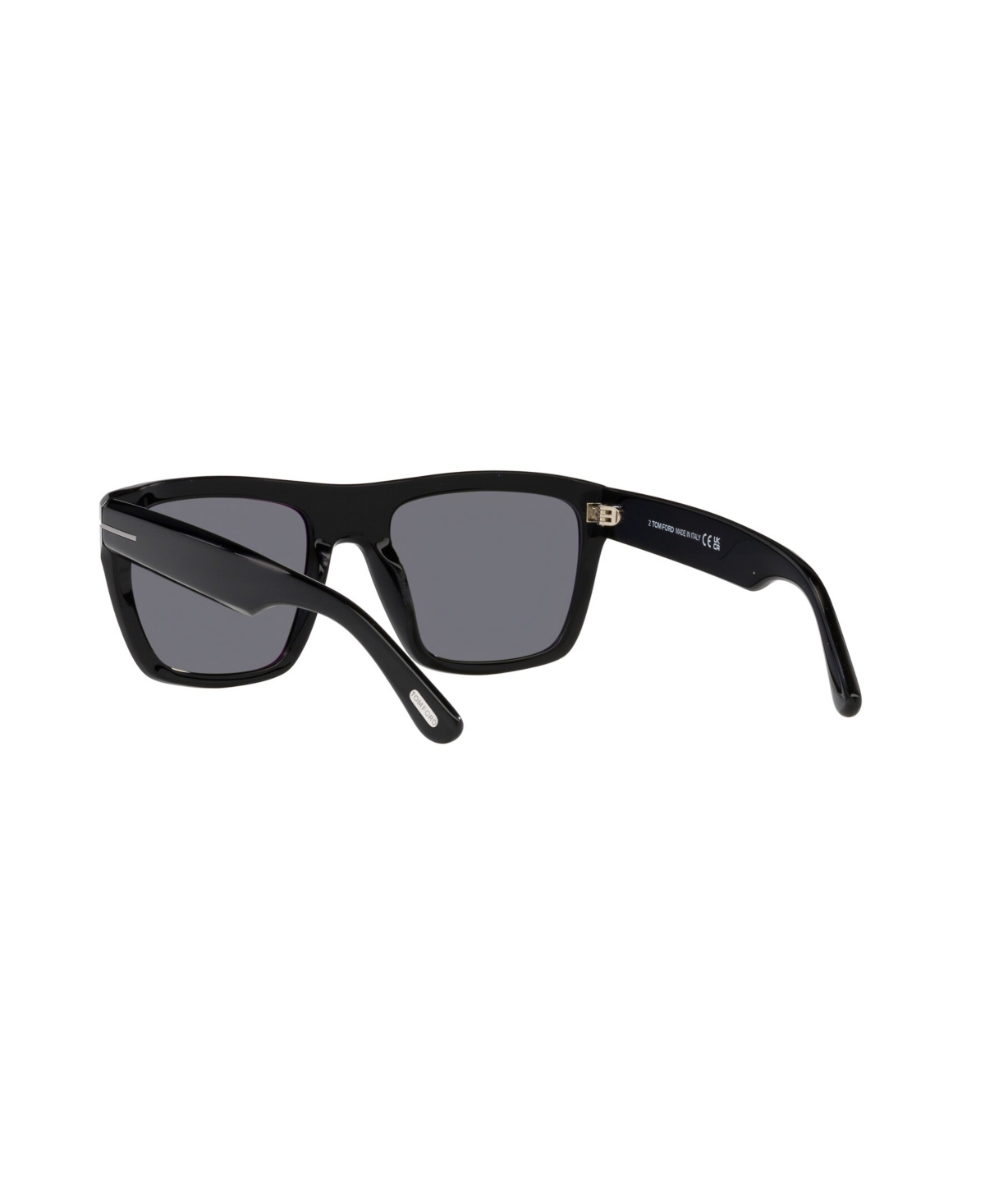 Tom Ford Men's Polarized Sunglasses, Alberto In Black Shiny