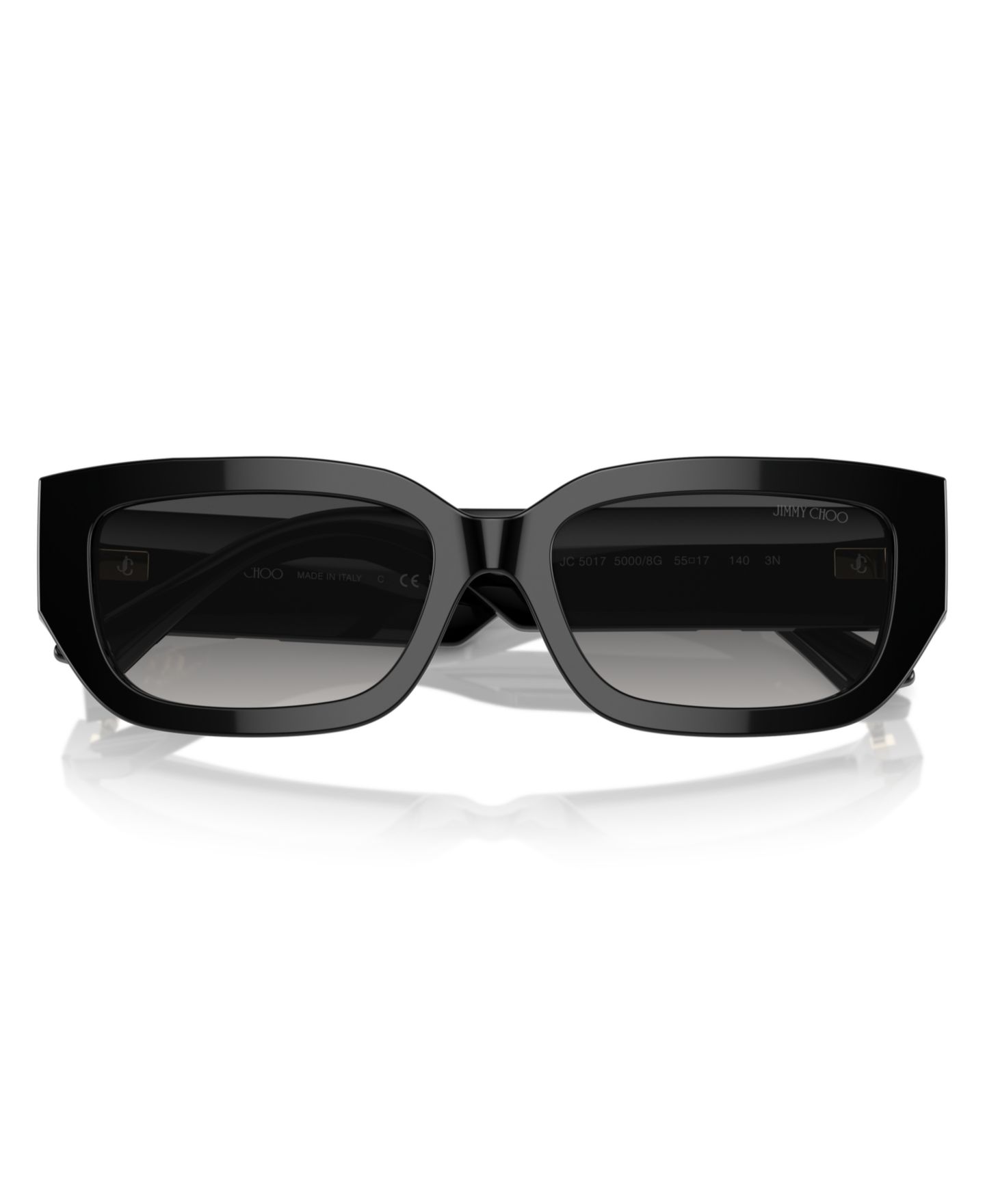 Женские солнцезащитные очки Jimmy Choo Sunglasses, JC5017, цвет: Чёрный — фото 5
