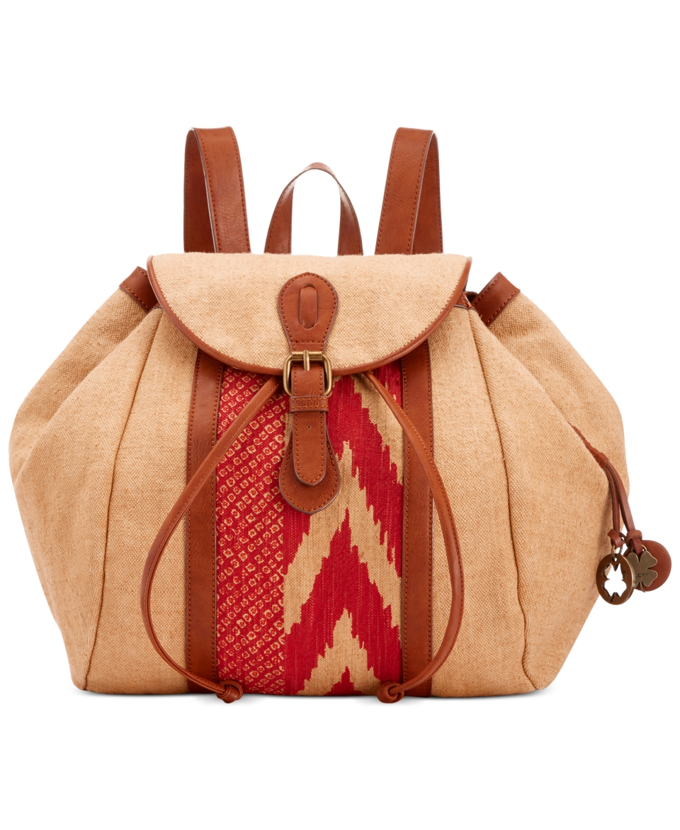 Lucky Brand Kendal Linen Medium Backpack   Handbags & Accessories