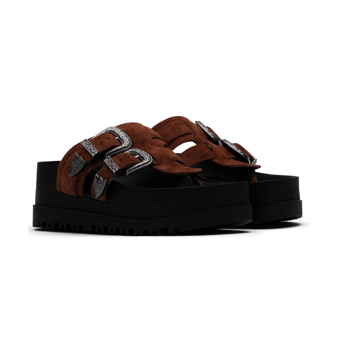 D'Amelio Footwear Nyra Sandal -suede leather