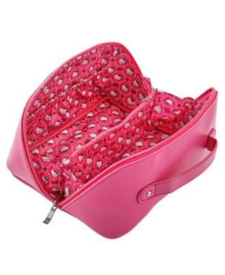 Hello Kitty Sanrio Quilted Travel Cosmetic Bag