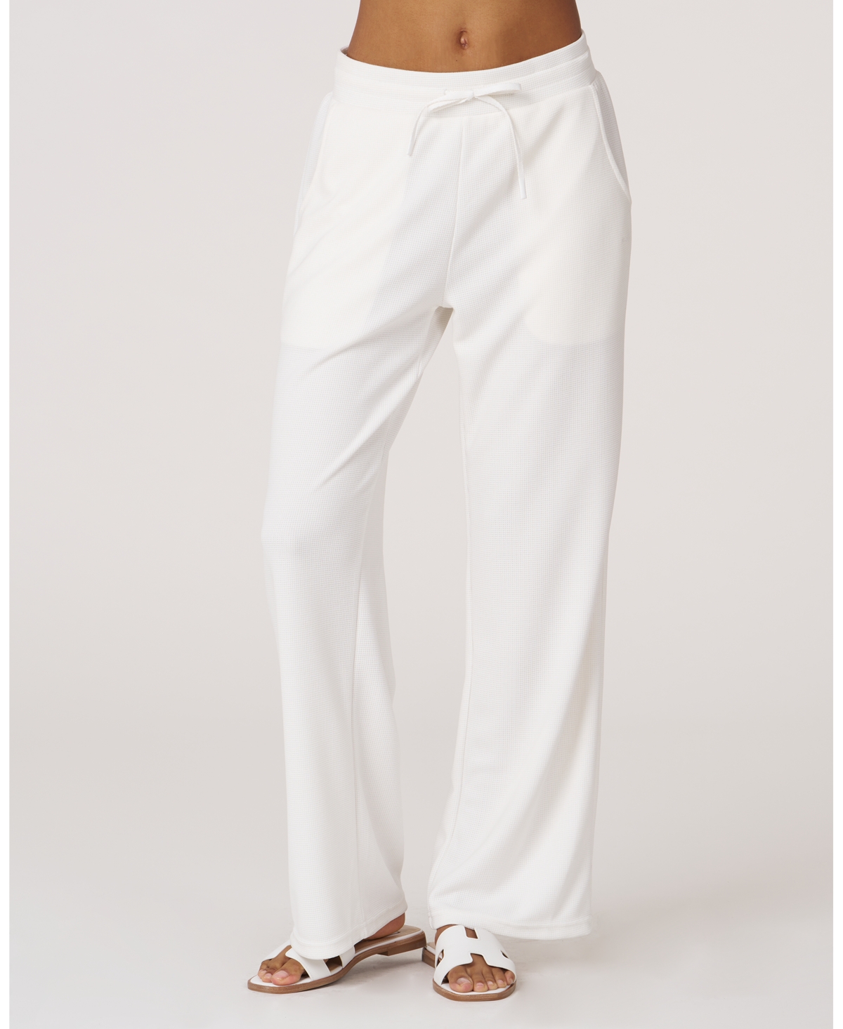 Rebody Active Women's Retreat Waffle Wide Leg Pant 30
