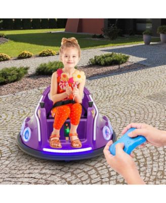 12V Electric Ride On Car with Remote Control and Flashing LED Lights