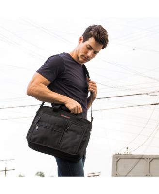 Conrad Messenger Bag 15.6 Inch Laptop Briefcase with Tablet Sleeve