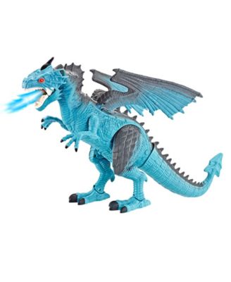 Monster World Blue Dragon Electric Walking Smoking RC Monster