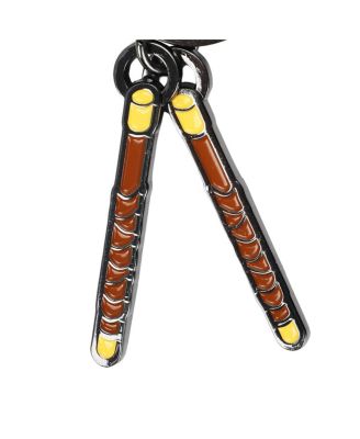 Teenage Mutant Ninja Turtle Keychain with Three Charms