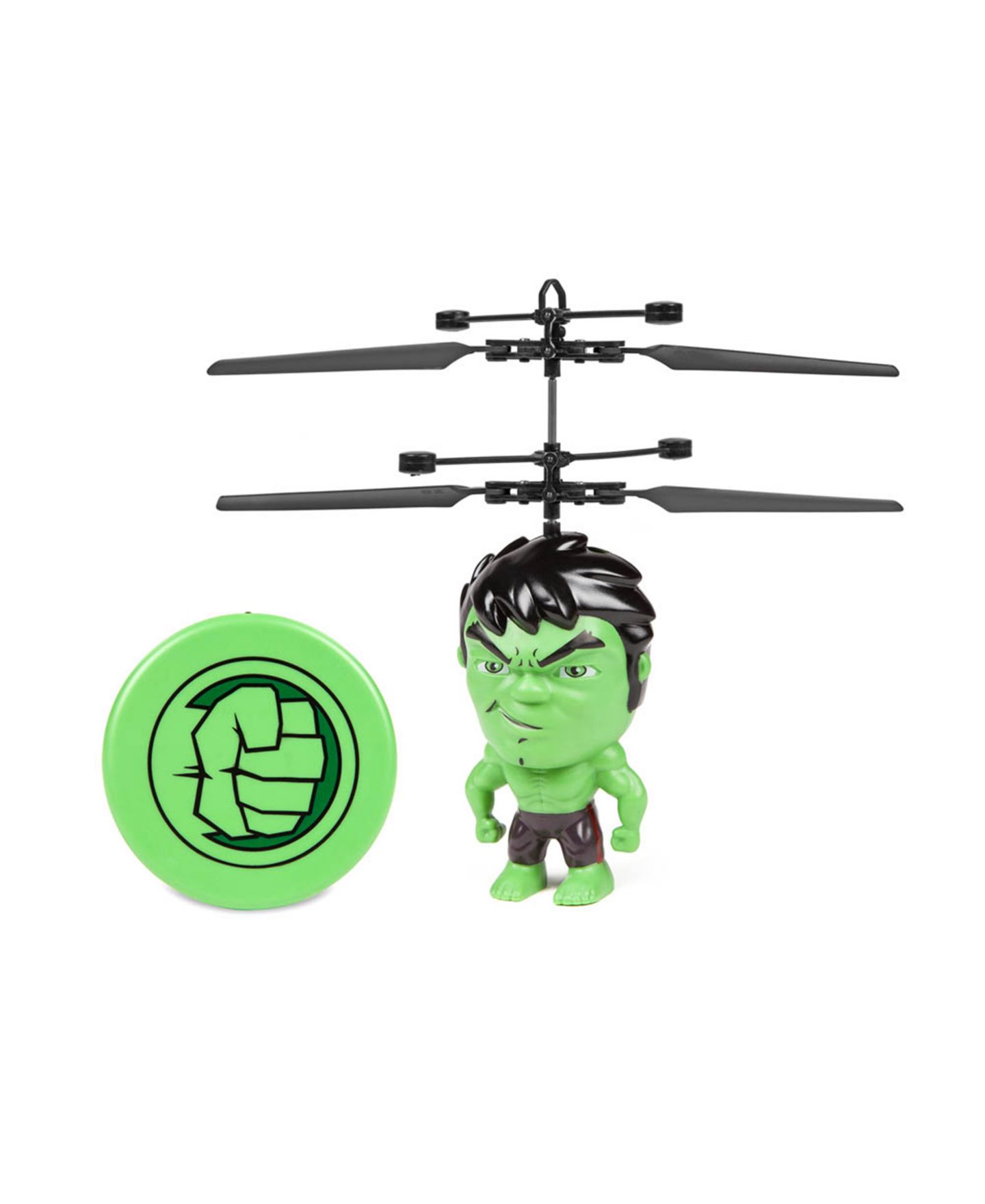 Детская игрушка World Tech Toys Marvel 3.5" Hulk Flying Figure IR Helicopter — фото 1