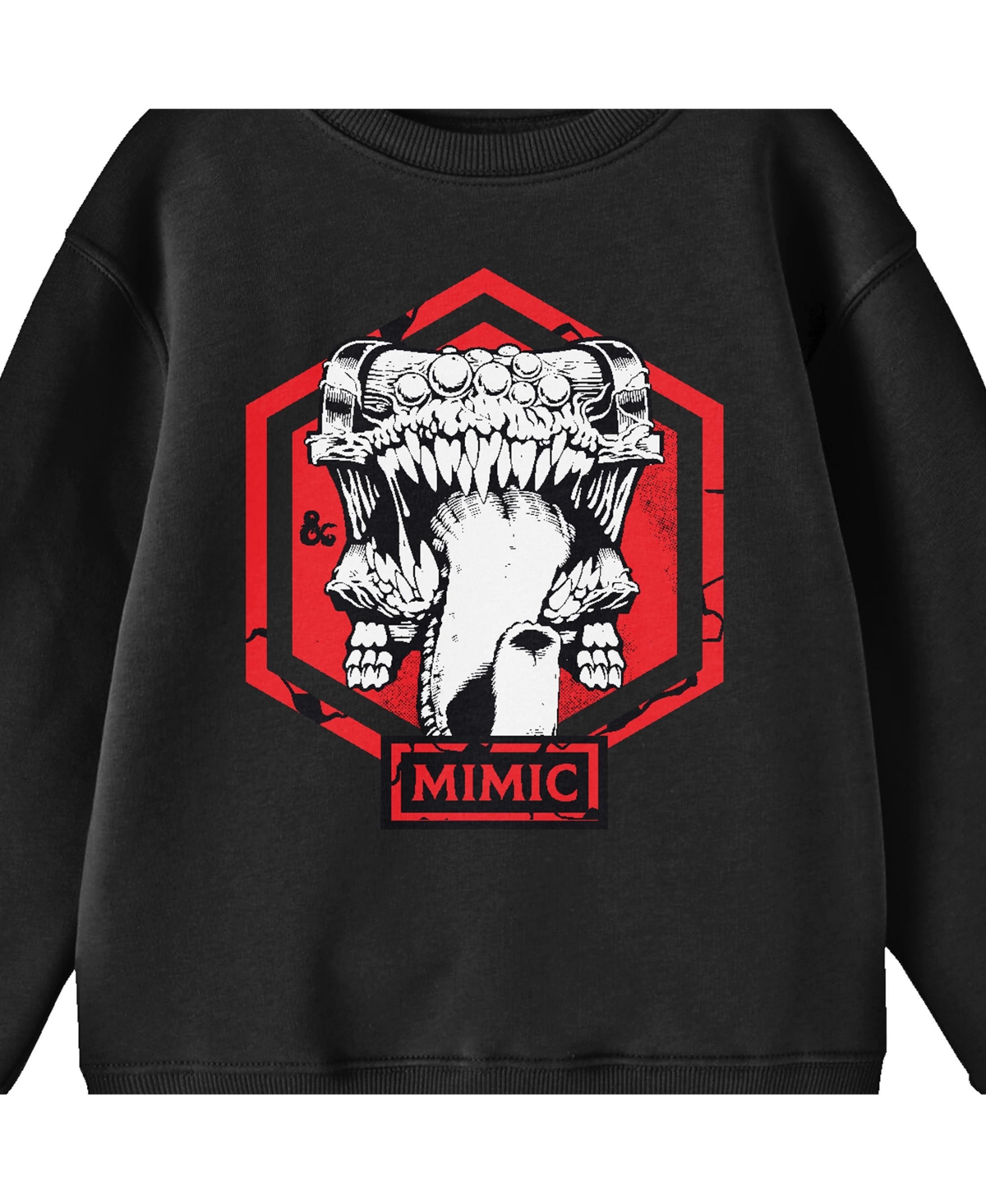 Dungeons & Dragons Boys Mimic Crew Neck Long Sleeve Youth Tee