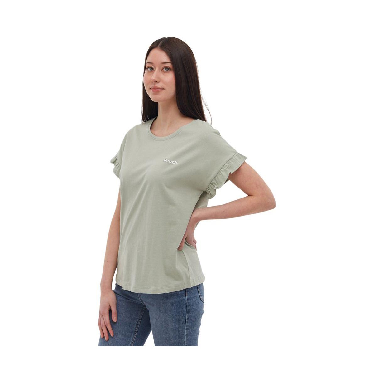 Bench Dna Women's Velmina Ruffle Sleeve Tee