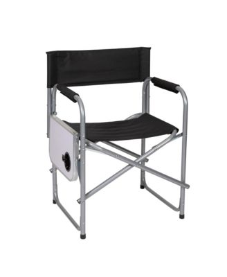 Folding Director's Chair with Side Table