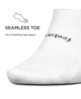 Men's High Performance Max Cushion Ankle Sock - No Show Socks for Women & Men with Heel Tab