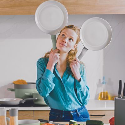 Balance Non-stick Ceramic Frying Pan 12", Recycled Aluminum