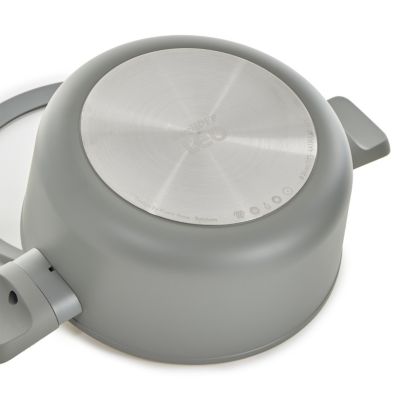 Balance 6Pc Non-stick Ceramic Cookware Set With Glass Lid, Recycled Aluminum