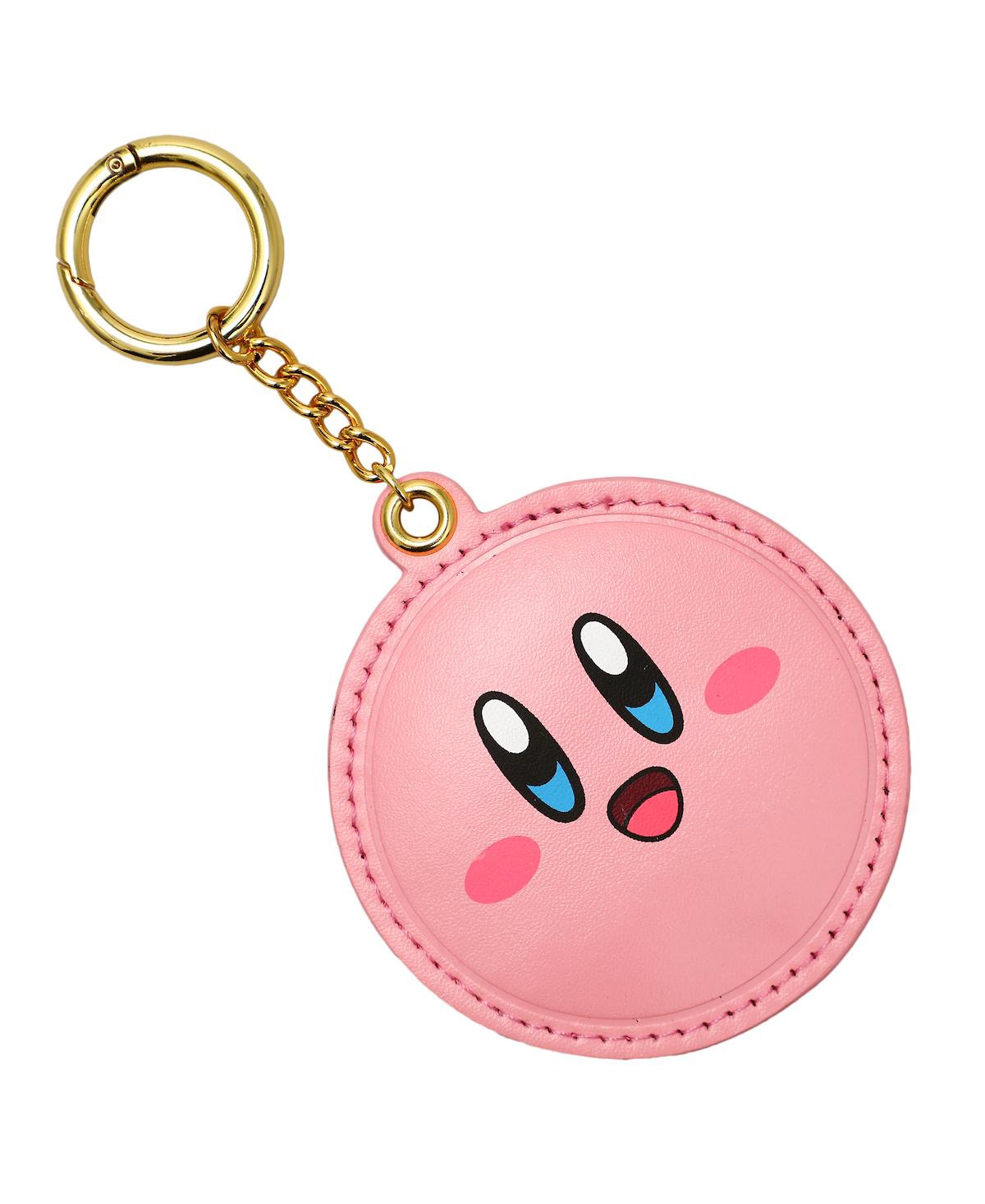 Face 2D Puff Keychain - Pink
