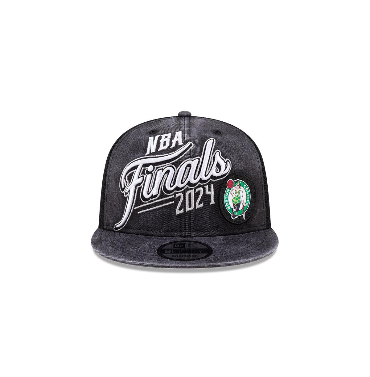 New Era Men'sBoston Celtics 2024 Eastern Conference Champions Locker Room 9FIFTY Snapback Hat - Black