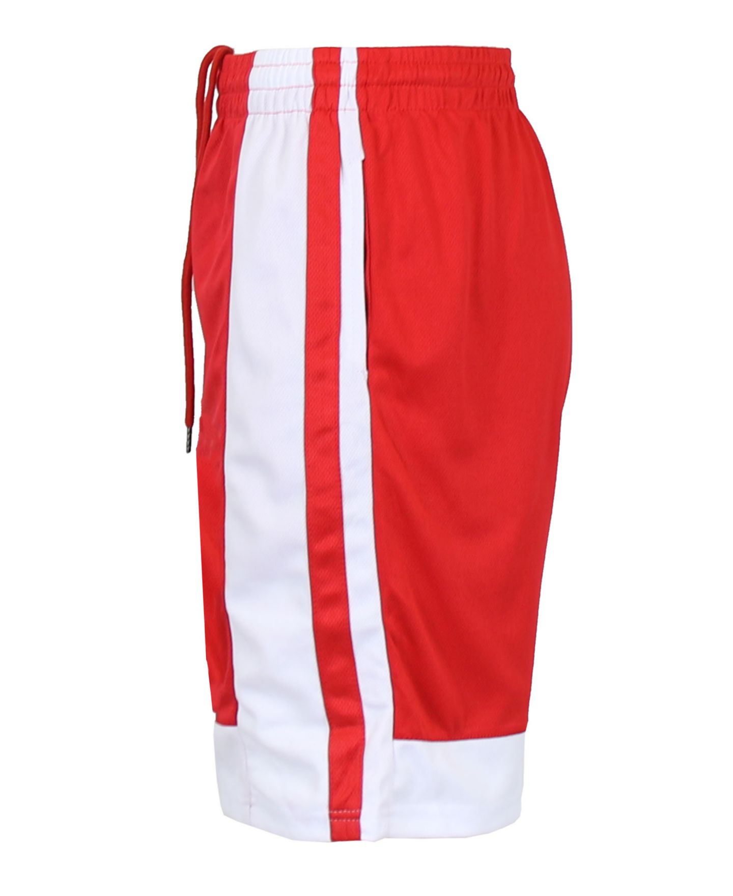 Мужские шорты Galaxy By Harvic Premium Active Moisture Wicking Workout Mesh Shorts With Trim, цвет: Чёрный / Красный — фото 8