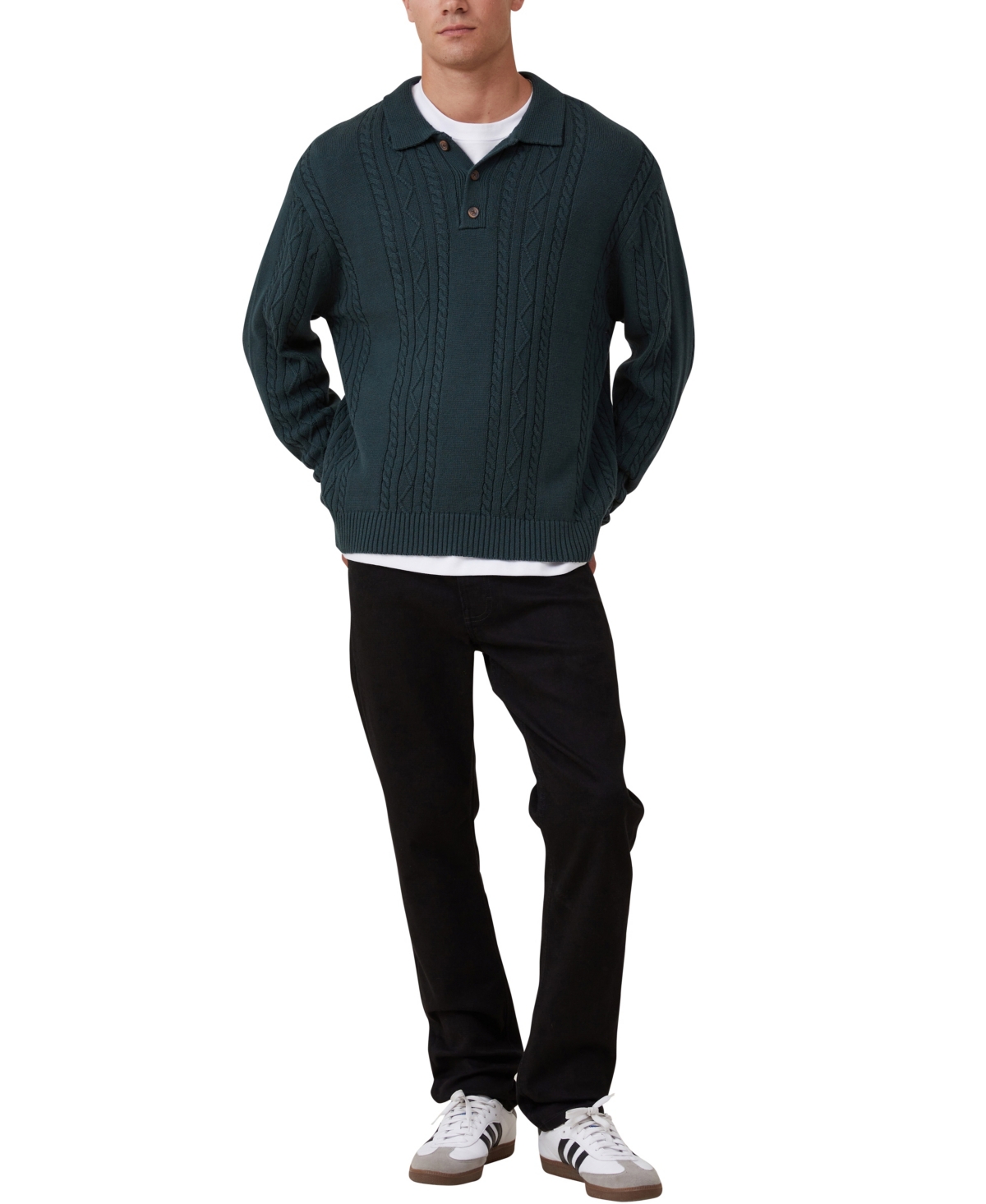 Shop Cotton On Men's Slim Tapered Jean In Dreamy Black