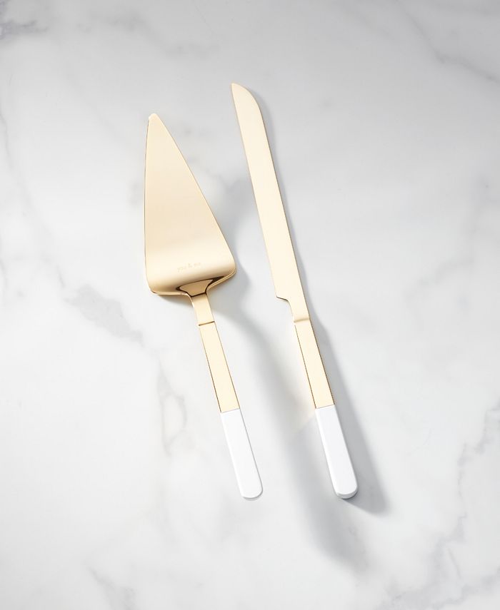 Towle Living 2-Piece Dessert Set | Cake Knife & Pie Server With Engraved Sentiments, 18/10 Stainless Steel - View #2