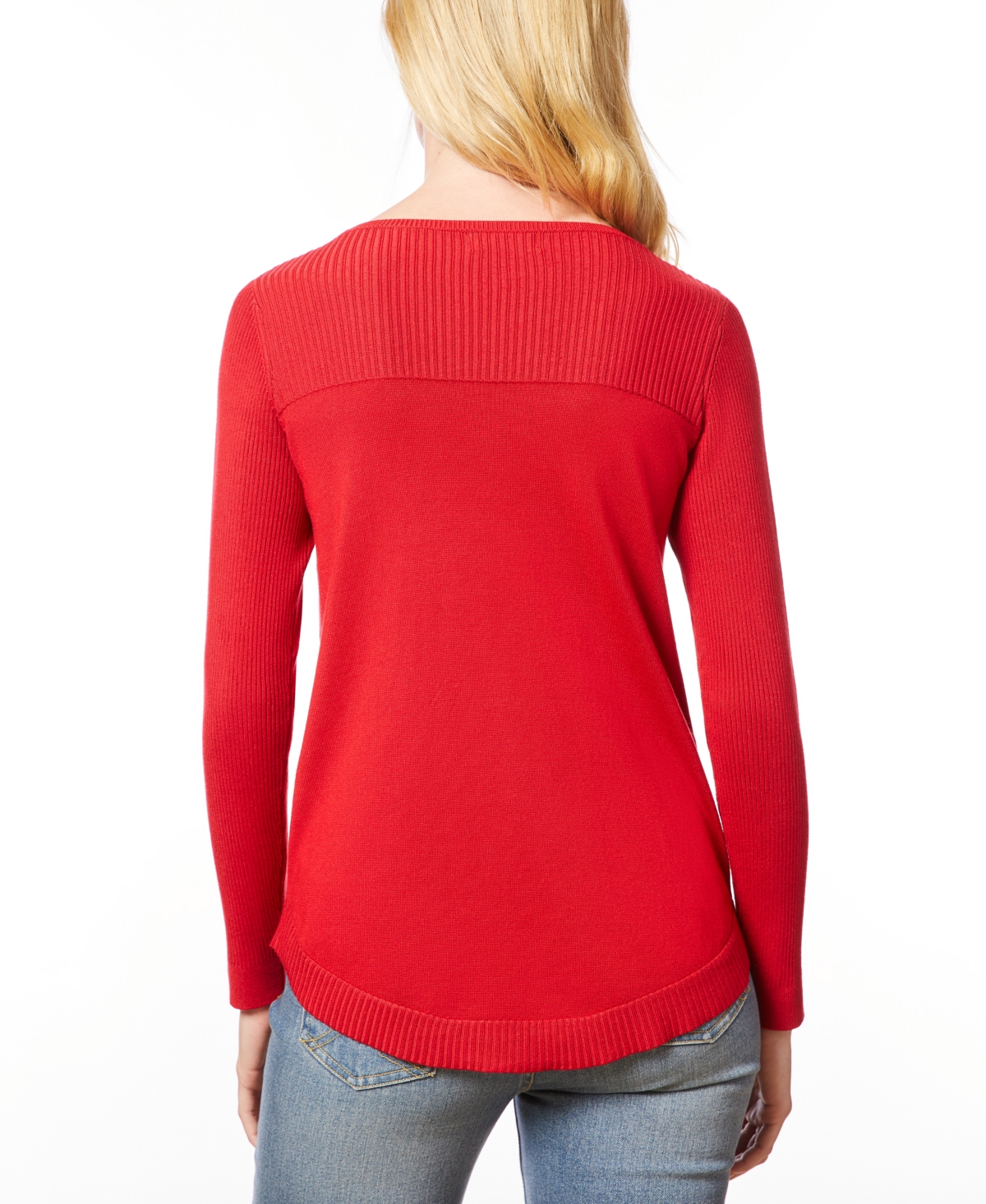 Melissa Paige Women's Boat Neck Long-Sleeve Sweater
