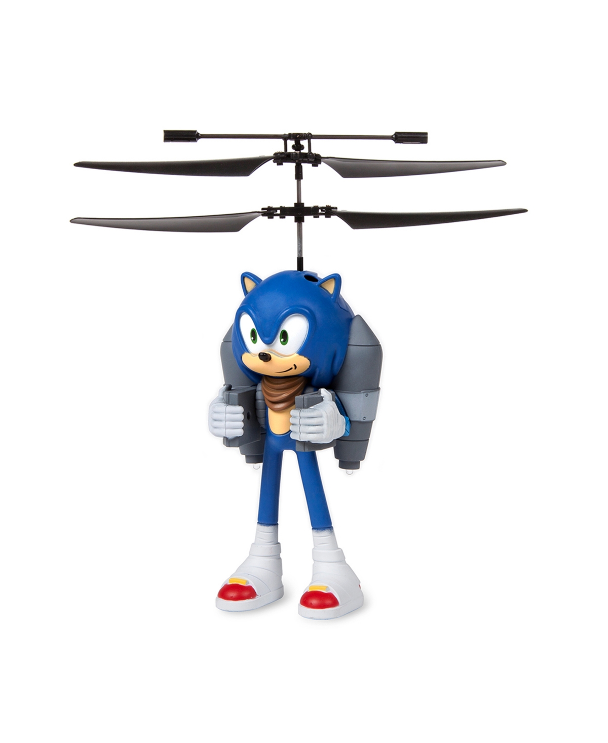 World Tech Toys Sonic Boom Sonic 2.5 Channel Ir Jetpack Flying Figure Helicopter