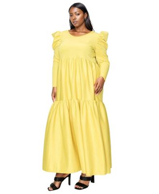 Plus Size Isabel Tiered Maxi Dress