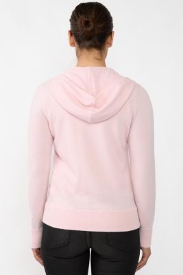 Women's 100% Pure Cashmere Long Sleeve Zip Hoodie Cardigan Sweater
