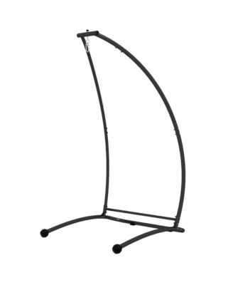 Hammock Chair Stand. Metal Frame C Shape Hammock Stand, Black