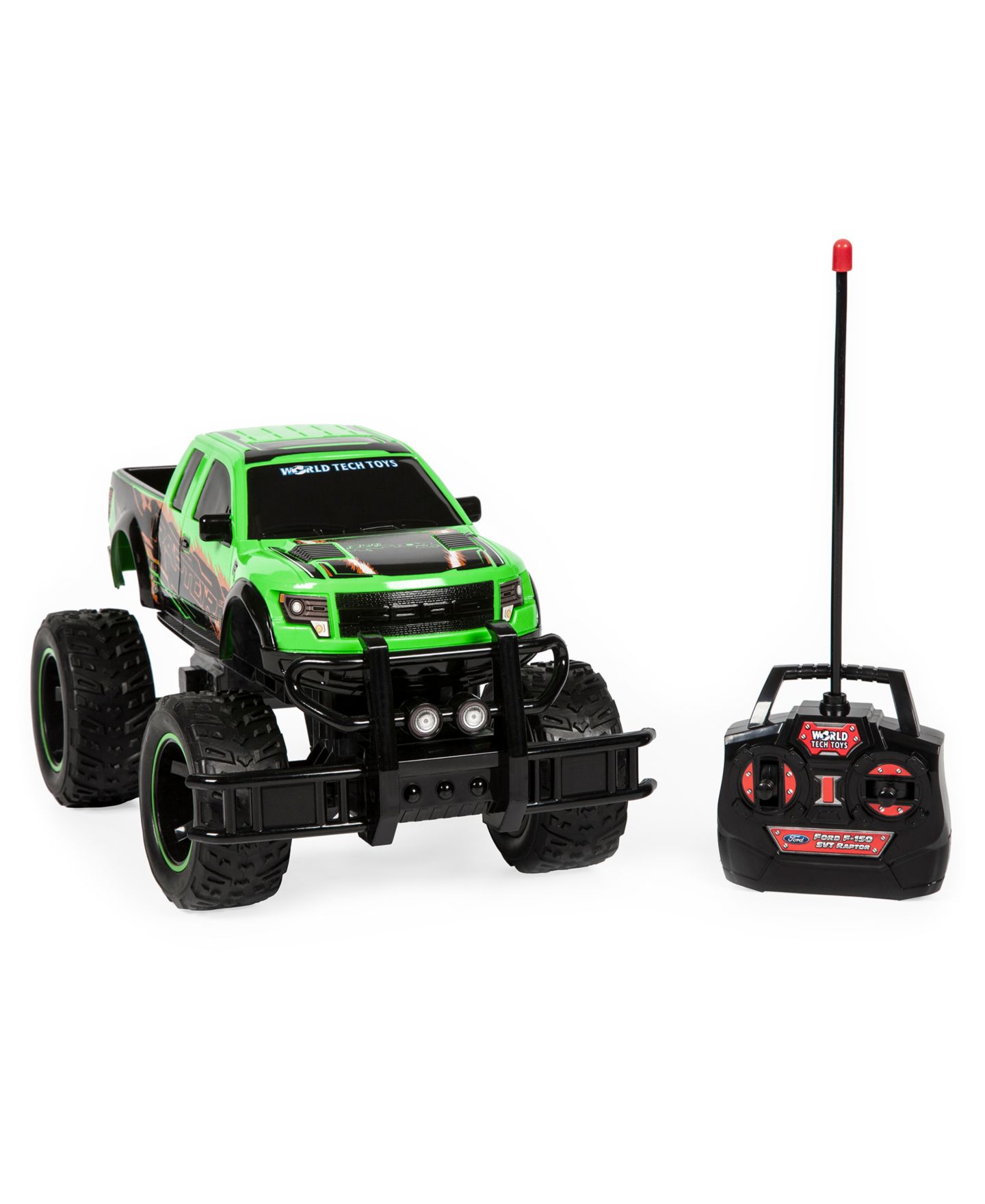 Детская игрушка World Tech Toys 1:14 Ford F-150 SVT Raptor Full-Function Radio Control RC Truck, цвет: Разноцветный — фото 11