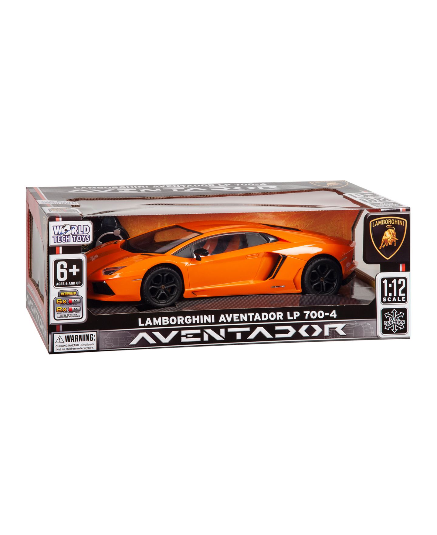 Детская игрушка World Tech Toys 1:12 Scale Lamborghini Aventador LP 700-4 Electric Full-Function Remote Control Car, цвет: Разноцветный — фото 6