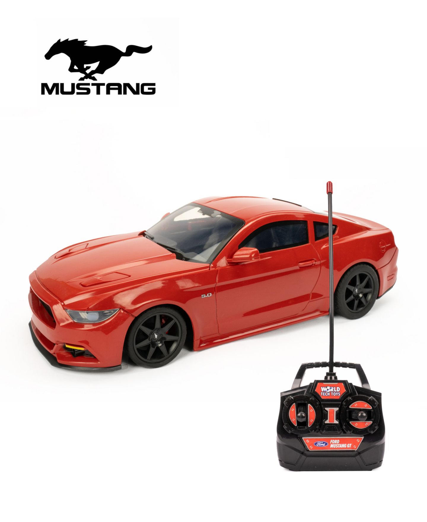 Детская игрушка World Tech Toys 1:14 Ford Mustang GT Electric Full Function RC Car, цвет: Разноцветный — фото 2