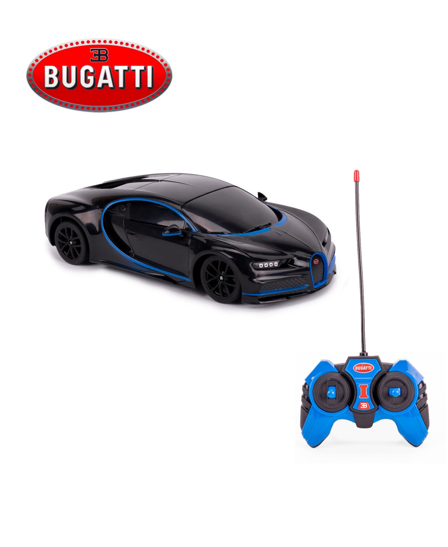 Детская игрушка World Tech Toys 1:24 Bugatti Chiron Electric RC Car — фото 2
