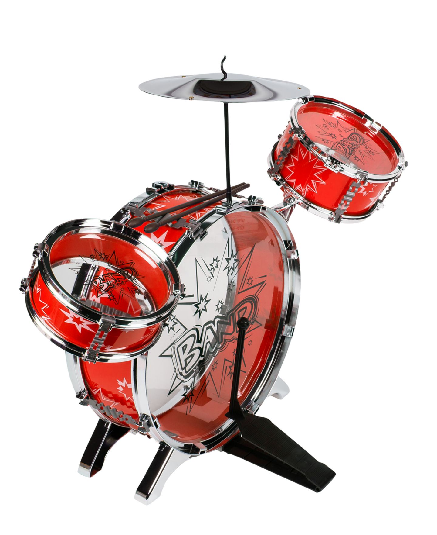 Детские игрушки World Tech Toys Big Band 7-Piece Drum Set, от 3 лет — фото 9