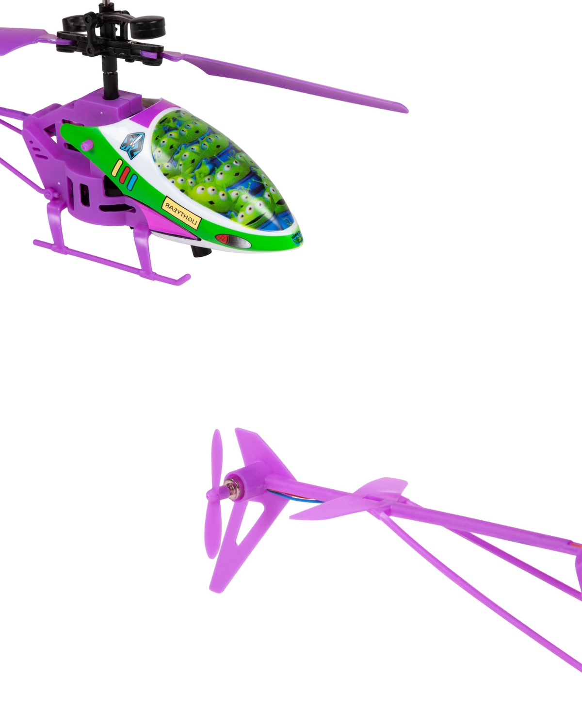 World Tech Toys Disney Pixar Toy Story Buzz Lightyear 2ch Ir Helicopter In Multi