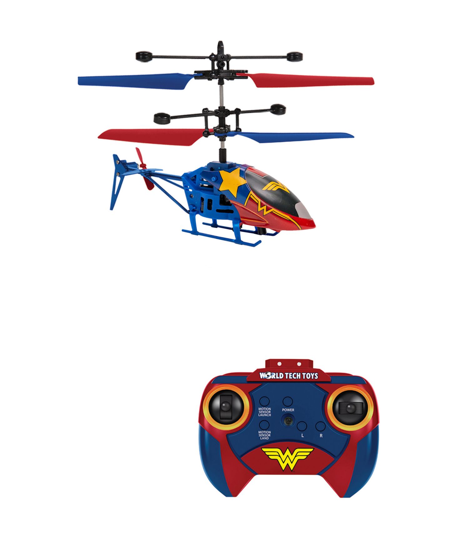 Детская игрушка World Tech Toys DC Wonder Woman 2CH IR Helicopter — фото 1